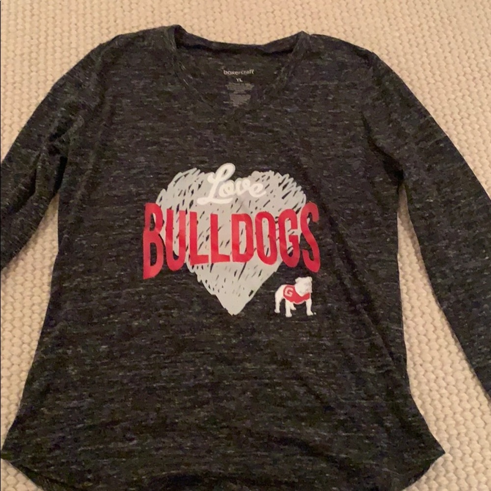 Dark grey Georgia Bulldogs long sleeve